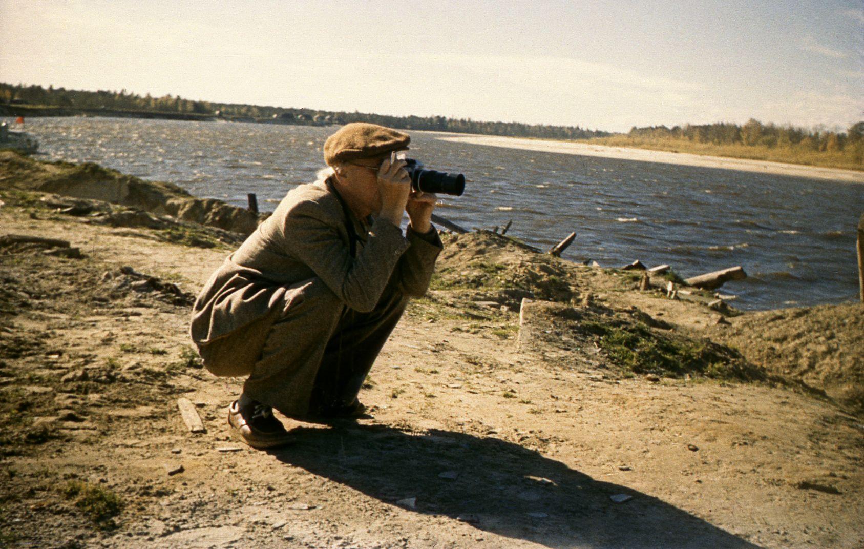 Filmigrupp Agani külas Siberis (1985) - Foto Ago Ruus