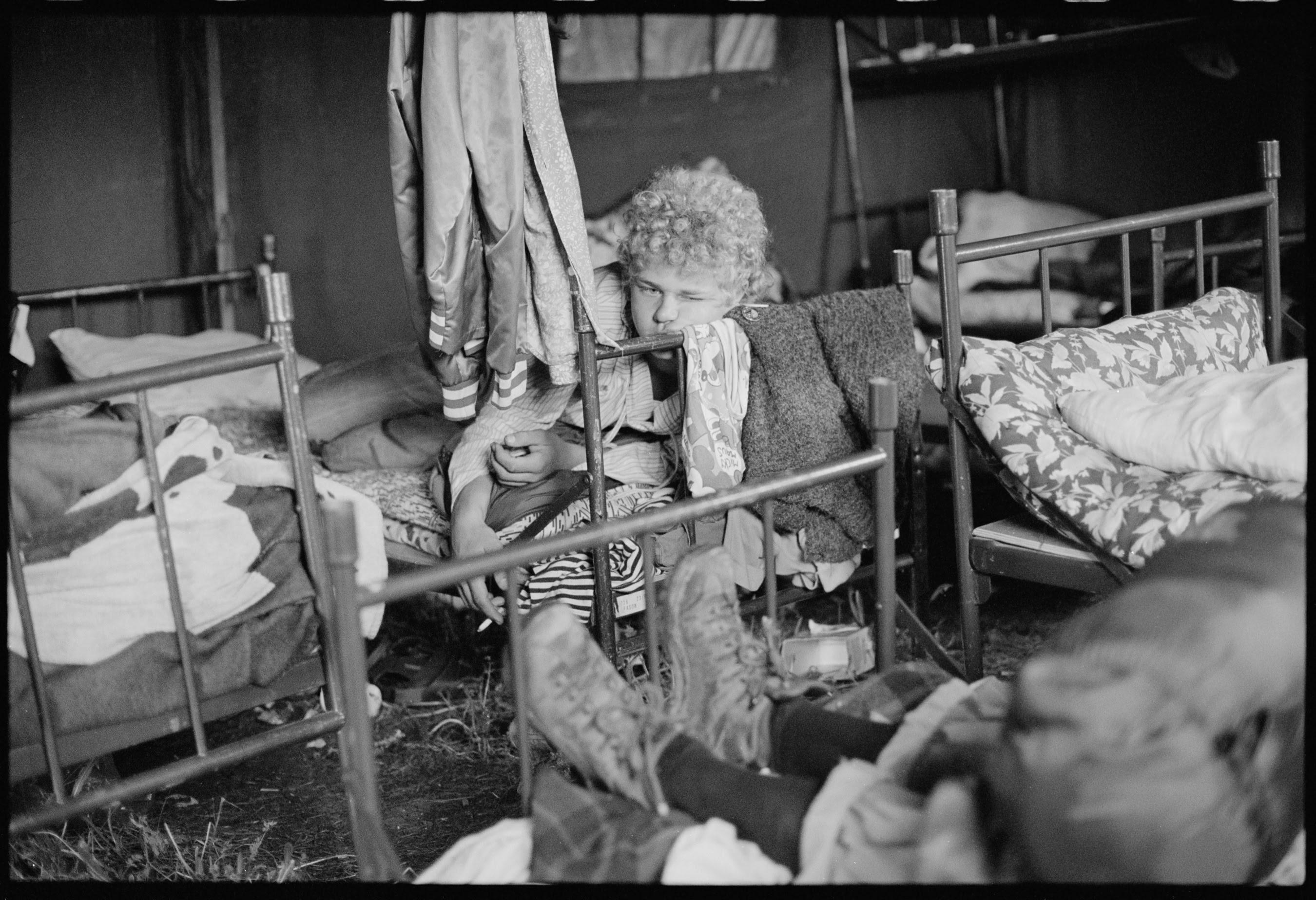 Atsi (Martin Mill) jõudehetk Krootuse rühma telgis - Foto Vahur Puik