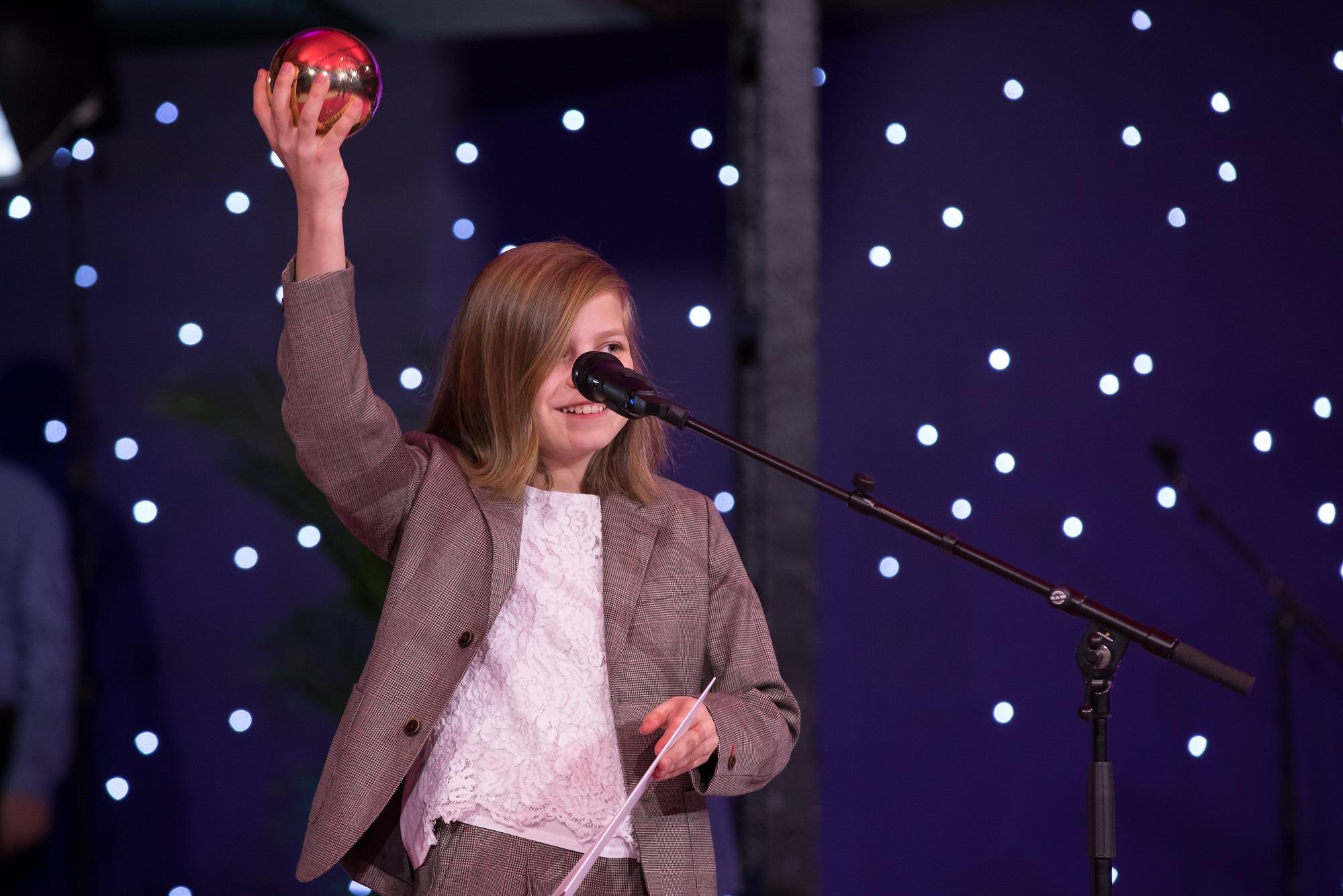 Kultuurkapitali audiovisuaalse kunsti sihtkapitali aastapreemia laureaat, parima naisnäitleja preemia pälvinud Leelo osatäitja filmis Seltsimees laps Helena Maria Reisner- Foto Egert Kamenik - Eest Kultuurkapital