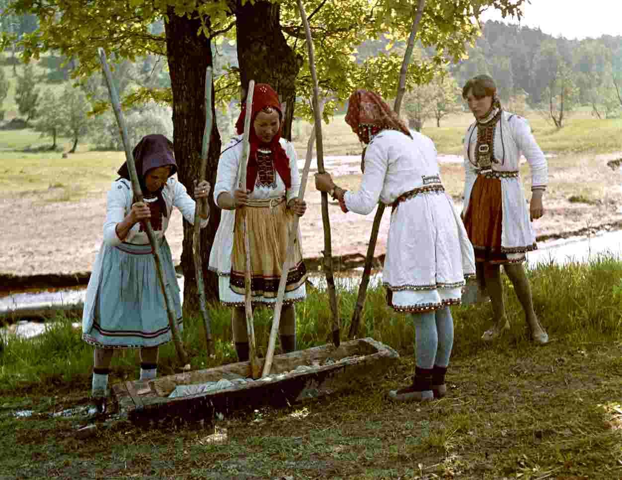 Marimaal Arõki külas (1969-1970) - Foto Enn Putnik