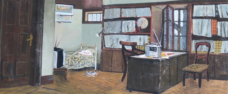 Kavand mängufilmile Valge laev (1970) - Kunstnik Rein Raamat - Rein Raamatu kogu