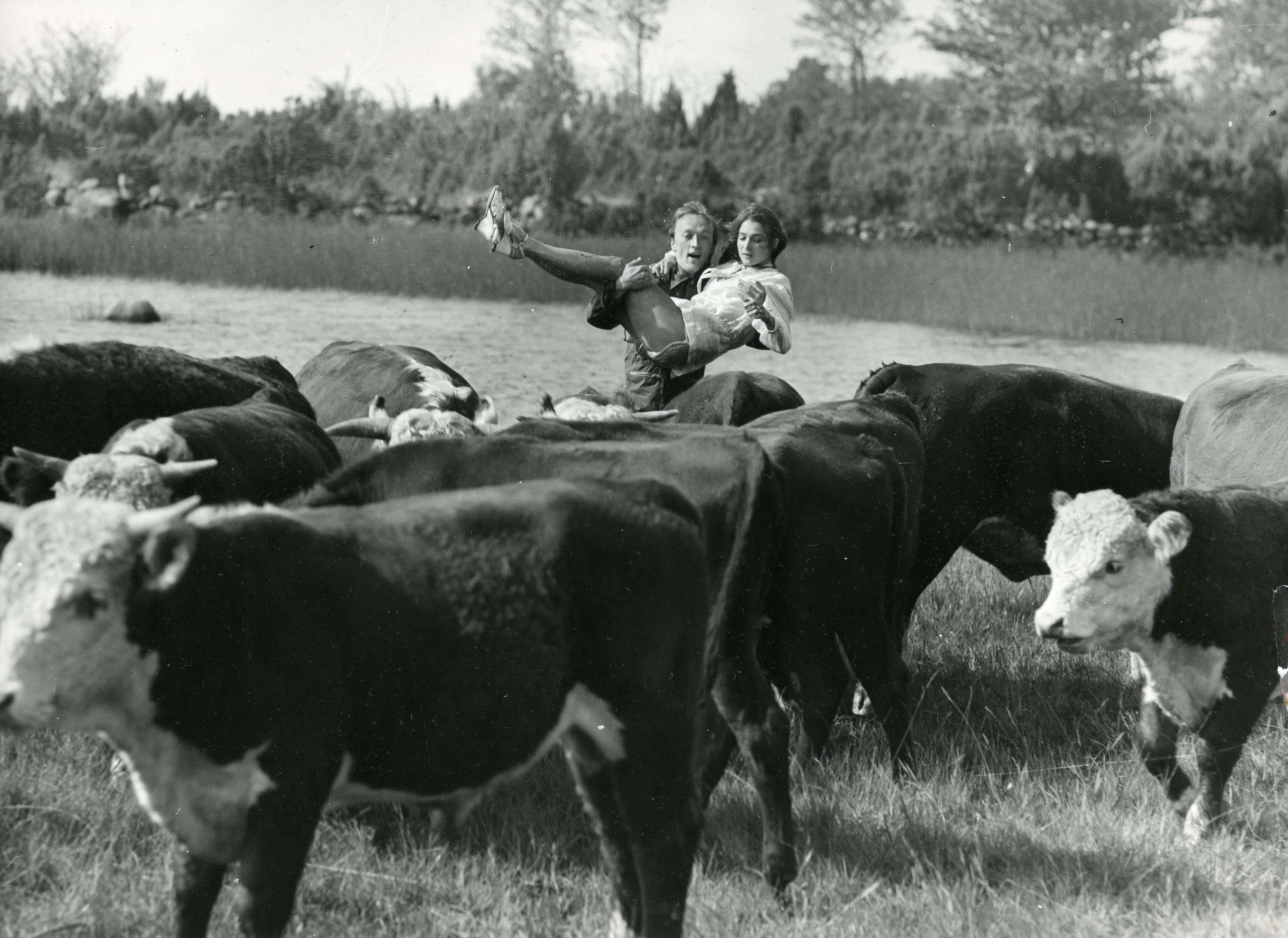 Mängufilm „Corrida“ (1982) - Ragne osas Rita Raave, Tarmo osas Sulev Luik - Foto Villu Reiman