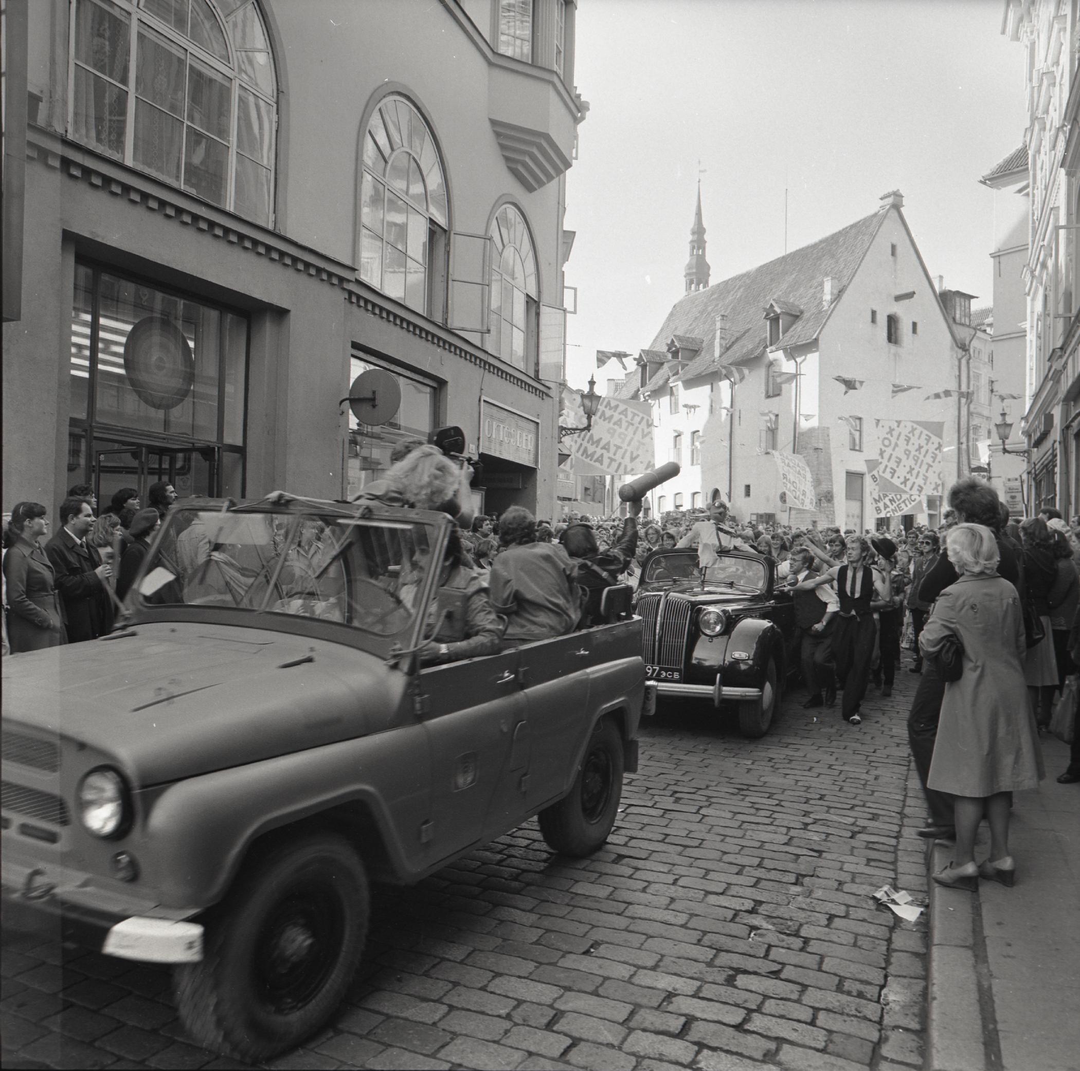 Filmivõtted Viru tänaval Tallinnas