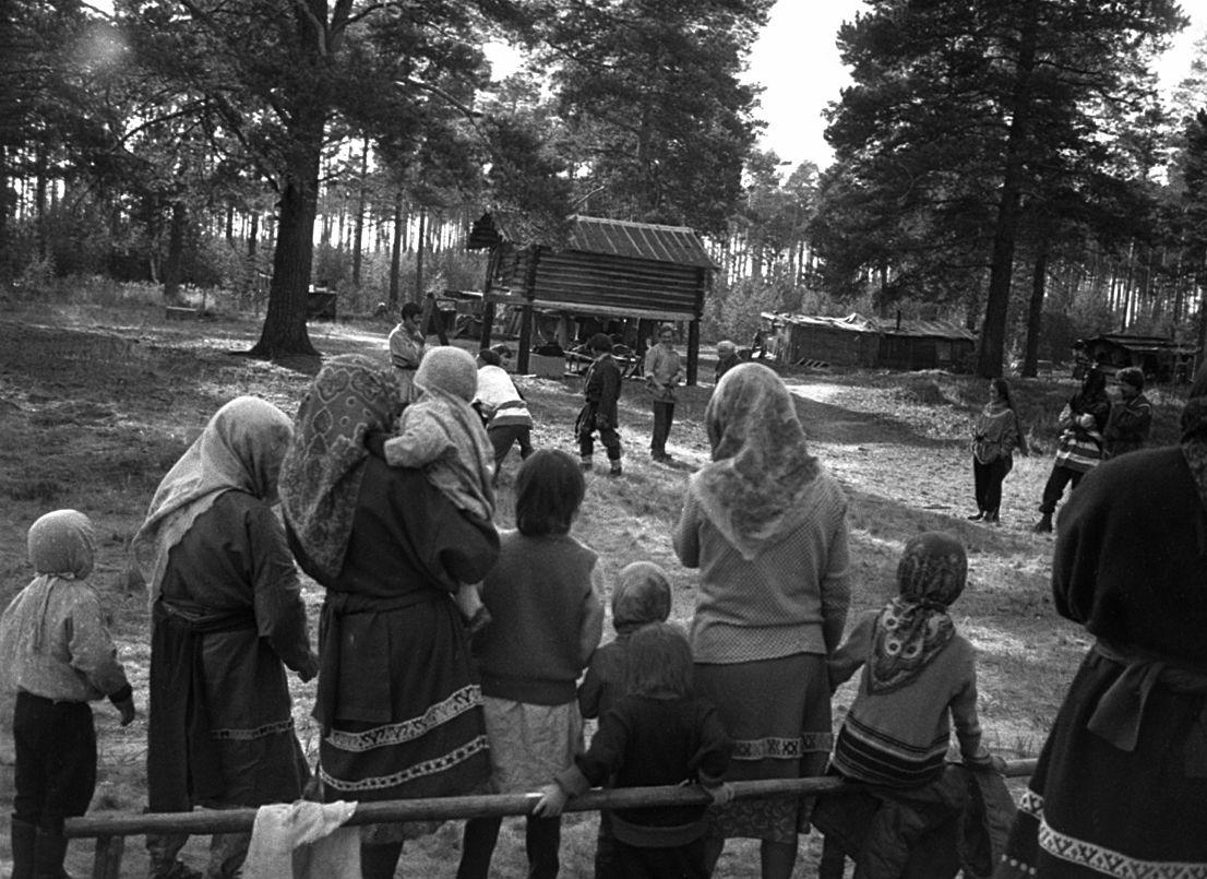 Hantide tantsu filmivõtted - Foto Maie Jõgi