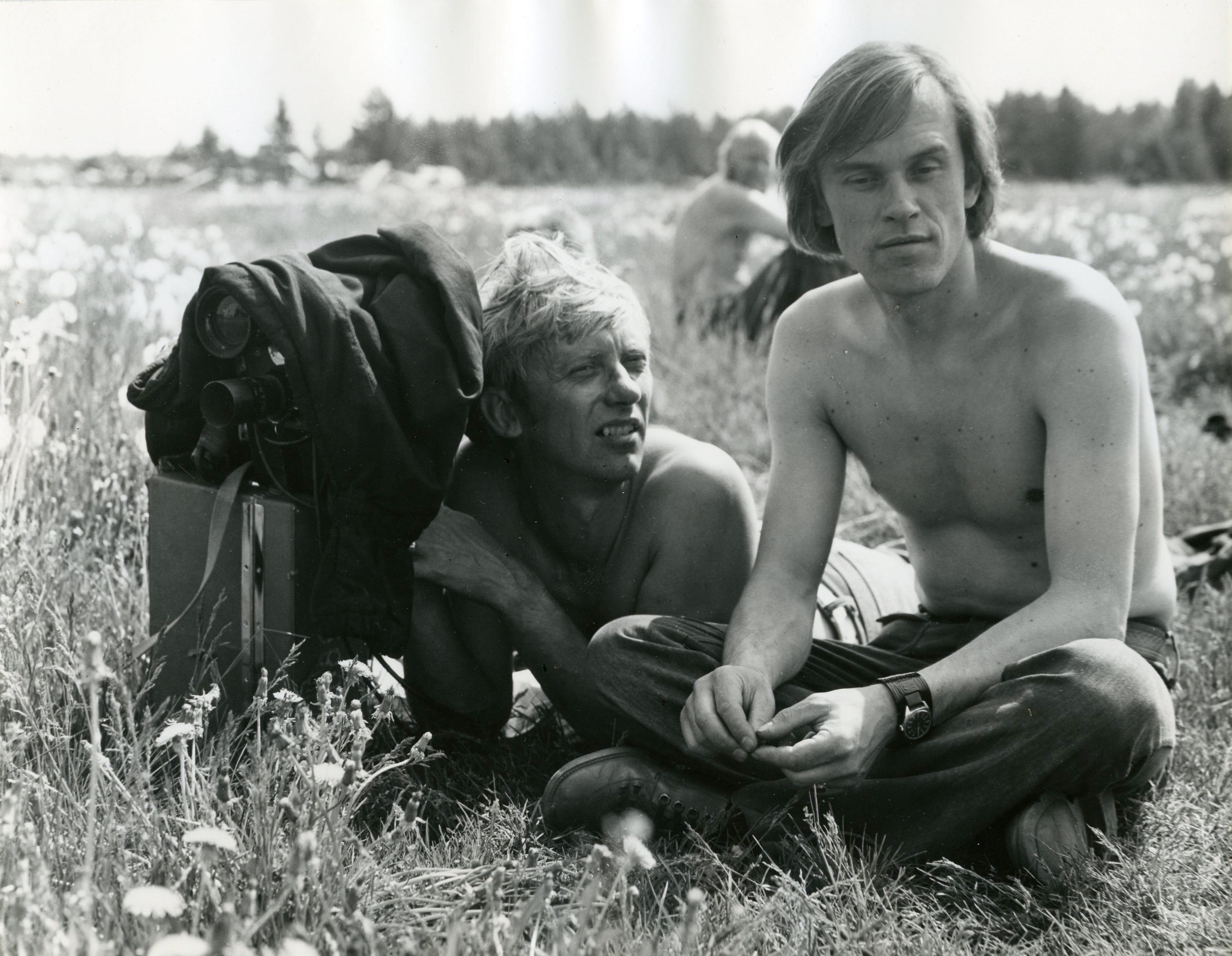 Operaator Illis Vets ja režissöör Olav Neuland - Foto Sulev Keedus 