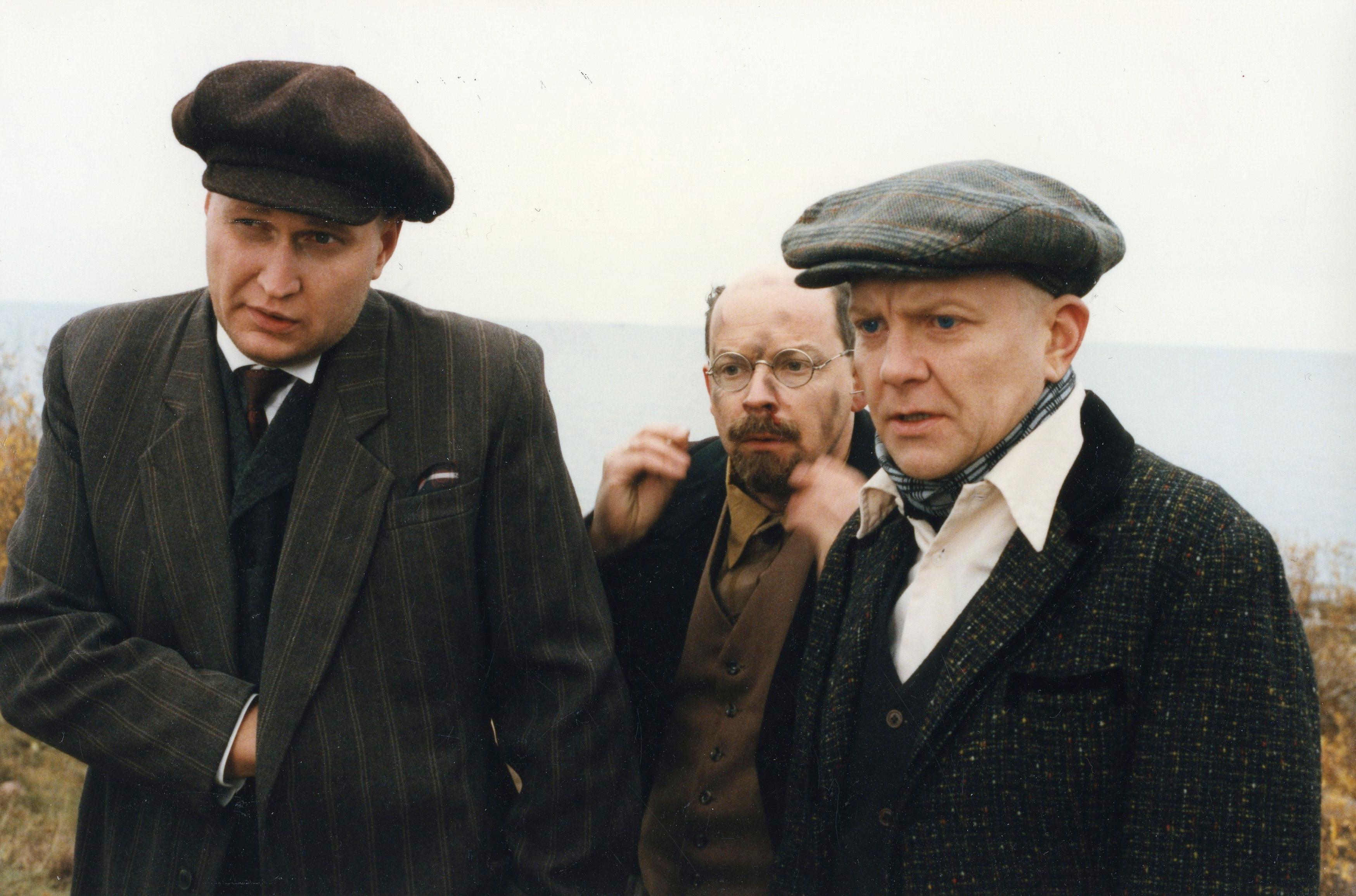 Oskar Elevandi osas Indrek Taalmaa, Lenin V (Elektriku) osas Peeter Laurits, Alfred Mülleri osas Andrus Vaarik - Foto Roland Rajamägi