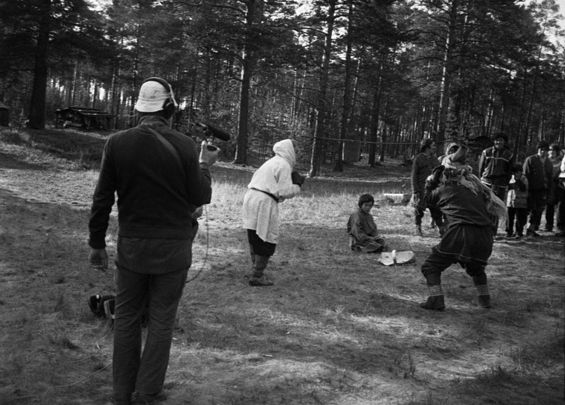 Hantide tantsu filmivõtted - Foto Maie Jõgi