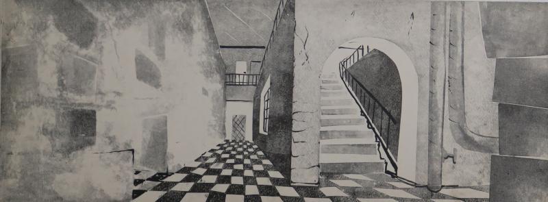 Kavand mängufilmile Valge laev (1970) - Kunstnik Rein Raamat - Rein Raamatu kogu