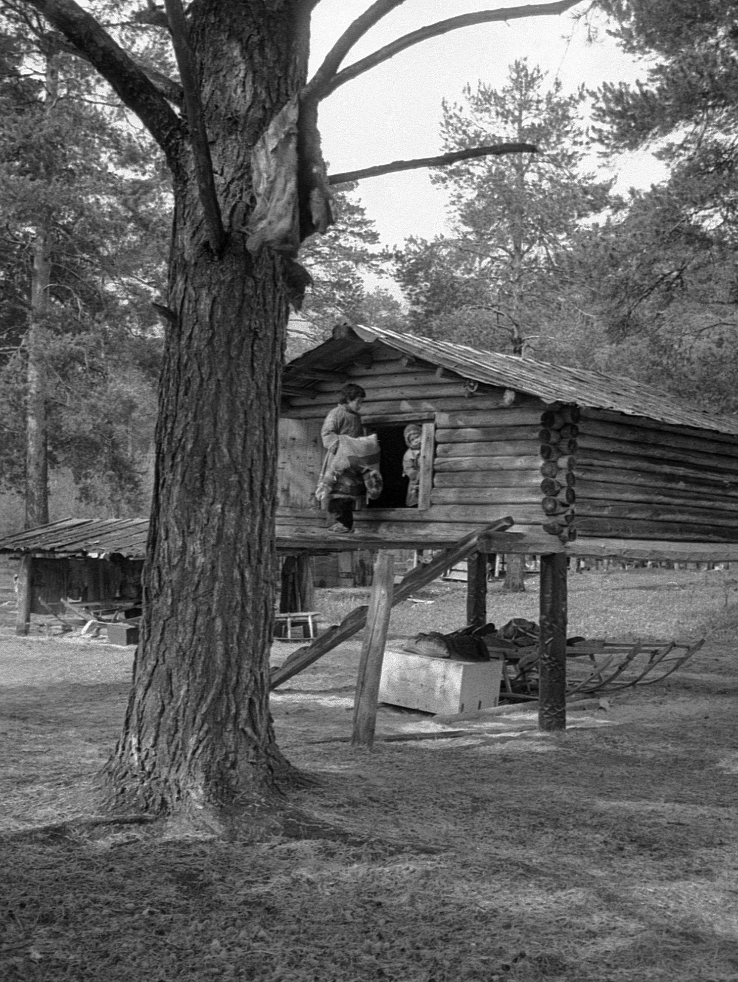 Filmivõtted sammasaida juures - Foto Maie Jõgi