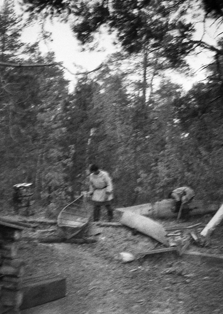 Üle jõe kasetohtu toomas - Foto Maie Jõgi