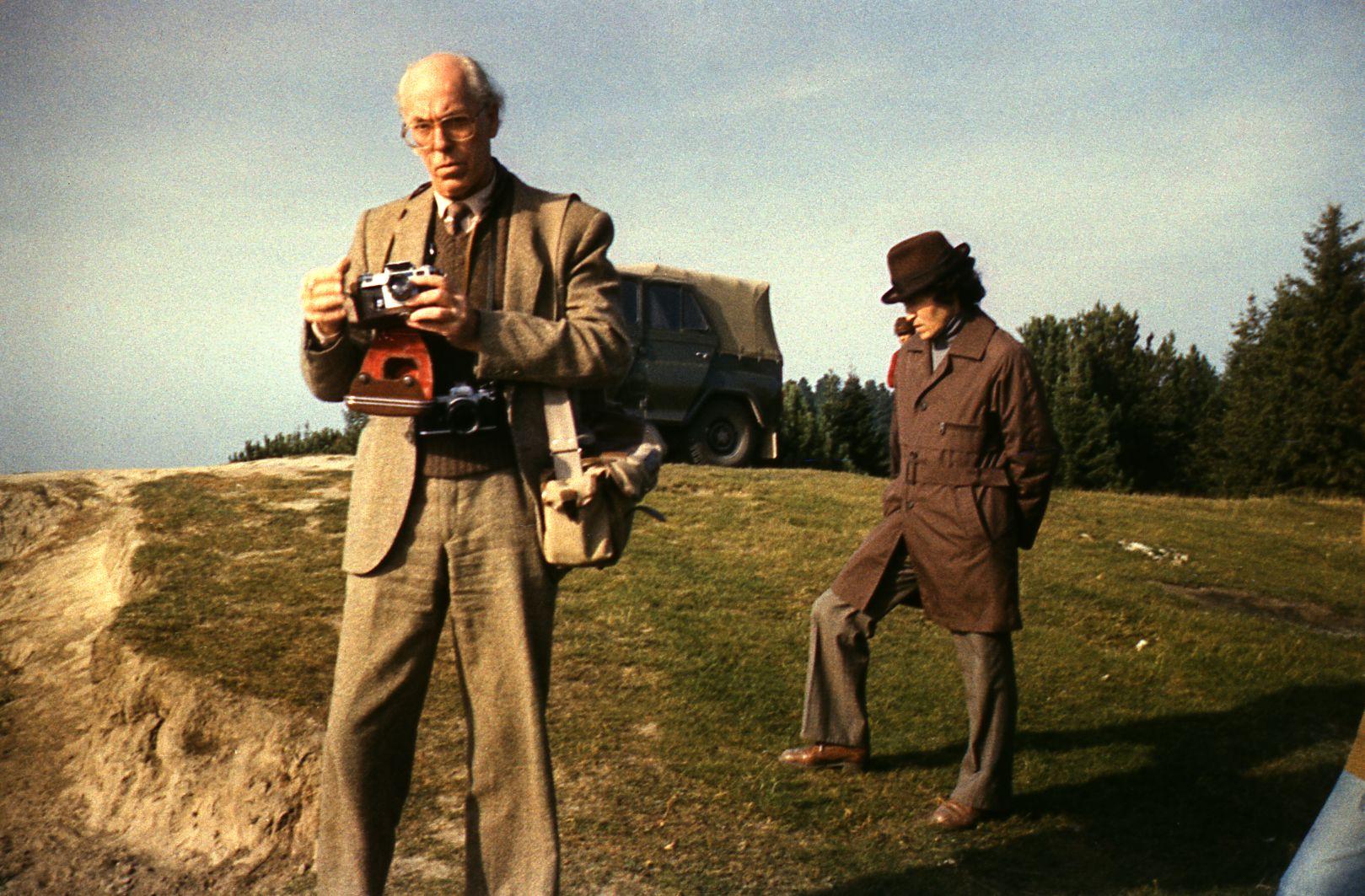 Filmigrupiga Siberi linnas Surgutis (1985) - Foto Ago Ruus