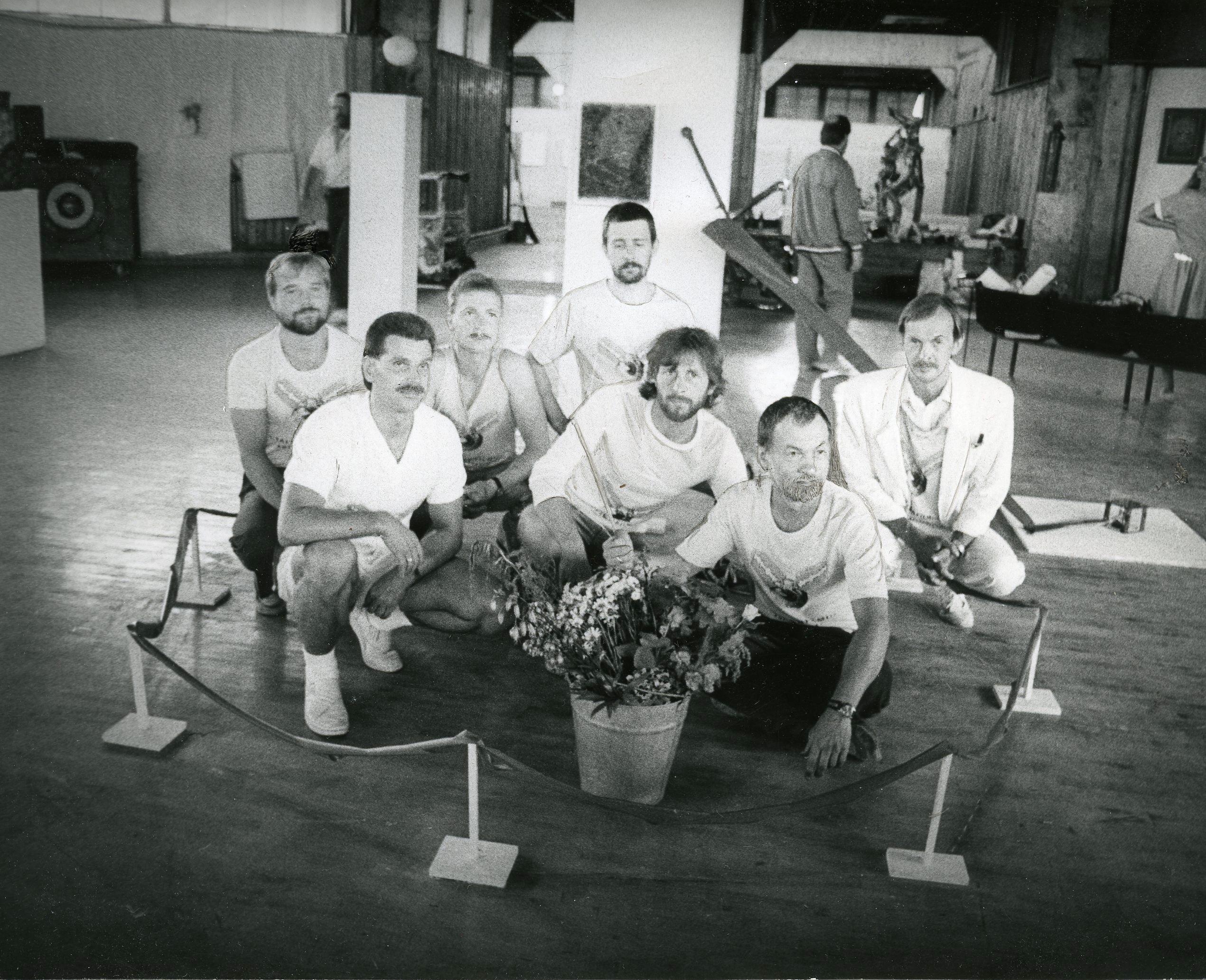 Tallinnfilmi joonisfilm: Miljard Kilk, Mati Kütt, Hillar Mets, Rao Heidmets, Tõnu Talivee, Priit Pärn, Heiki Ernits (1986) - Foto Tõnu Talivee