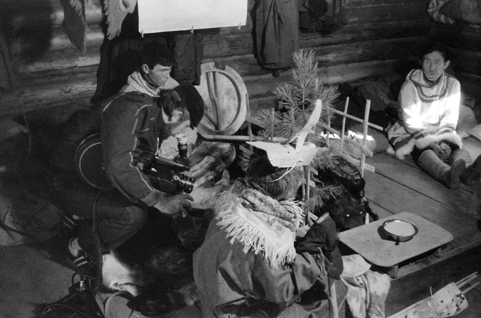 Filmivõtted tares (1985) - Fotod Enn Säde