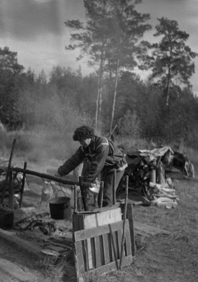 Filmigrupi söögipaus - Foto Maie Jõgi