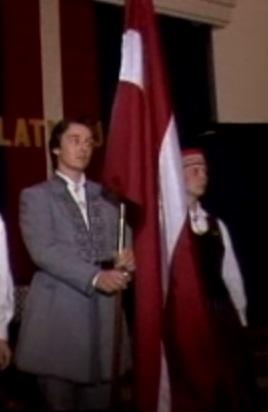 Celebration of the 73th Independence Day of Latvia in Toronto (1991)